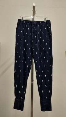 Polo Ralph Lauren Men's Allover Pony Jogger Pajama Pants - Navy (Size L)
